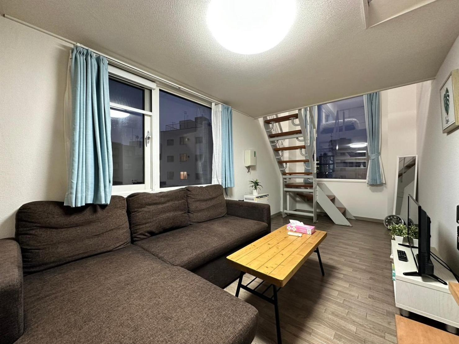 Apartmán Ams Hiragishi 11 Rm 502 平岸駅から3分 解放感あって明るいお部屋 家族やお友達と 札幌ドームや中心部まで1駅 Exteriér fotografie